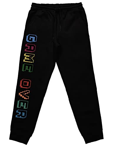 tshirtladen Game Over Gamer Jogginghose Schlafhose tolles Statement, Farbe: Schwarz, Größe: XL von tshirtladen