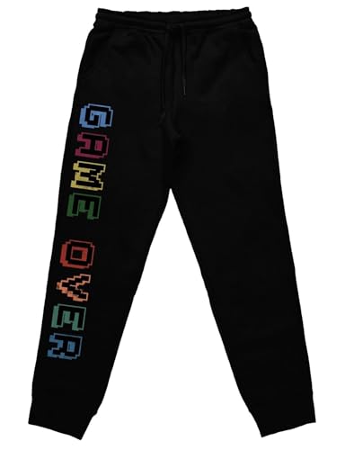 tshirtladen Game Over Gamer Jogginghose Schlafhose tolles Statement, Farbe: Schwarz, Größe: XXXXX-Large von tshirtladen