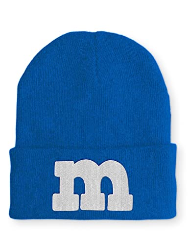 tshirtladen M lustiges Statement Beanie Mütze mit Spruch, Farbe: Blau von tshirtladen