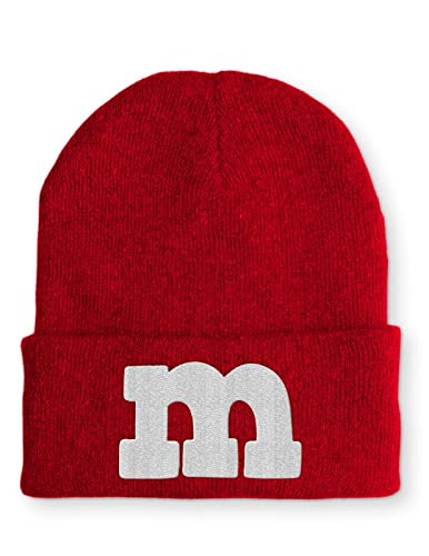 tshirtladen M lustiges Statement Beanie Mütze mit Spruch, Farbe: Rot von tshirtladen