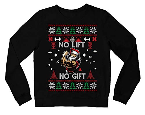 Ugly Christmas Sweatshirt no Lift no Gift Weihnachtspullover, Größe: Xx-Large von tshirtladen