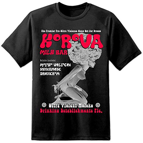 Clockwork Orange Korova Milk Bar T Shirt Alex Kubrick Ultra Violence DVD Black 3XL Clockwork Orange Korova Milk Bar T Shirt Alex Kubrick Ultra Violence DVD Black 3XL von tuita