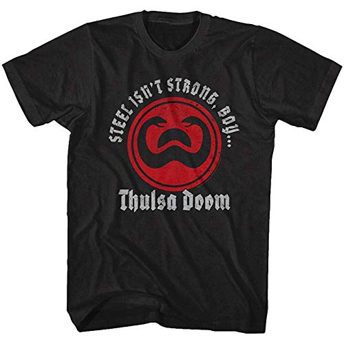 Conan The Barbarian Thulsa Doom Mens T Shirt Steel Isn't Strong Boy Evil Villain Black XXL von tuita