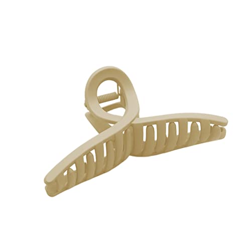 tuwiwol Frauen Haar Klaue Clip Party Bankett Mädchen Mode Haarnadel Reisen Wandern Haarspangen Headwear Hairwear Decor Hairs, Khaki von tuwiwol