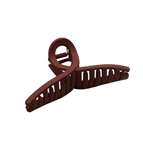 tuwiwol Frauen Haar Klaue Clip Party Bankett Mädchen Mode Haarnadel Reisen Wandern Haarspangen Headwear Hairwear Decor Hairs, Weinrot von tuwiwol