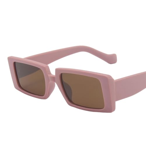 tuwiwol Ultimativer Sonnenschutz mit leichtem Sonnenbrillen Stil und Komfort in einem. Geschenke für rechteckige Sonnenbrillen, altrosa Rahmen von tuwiwol