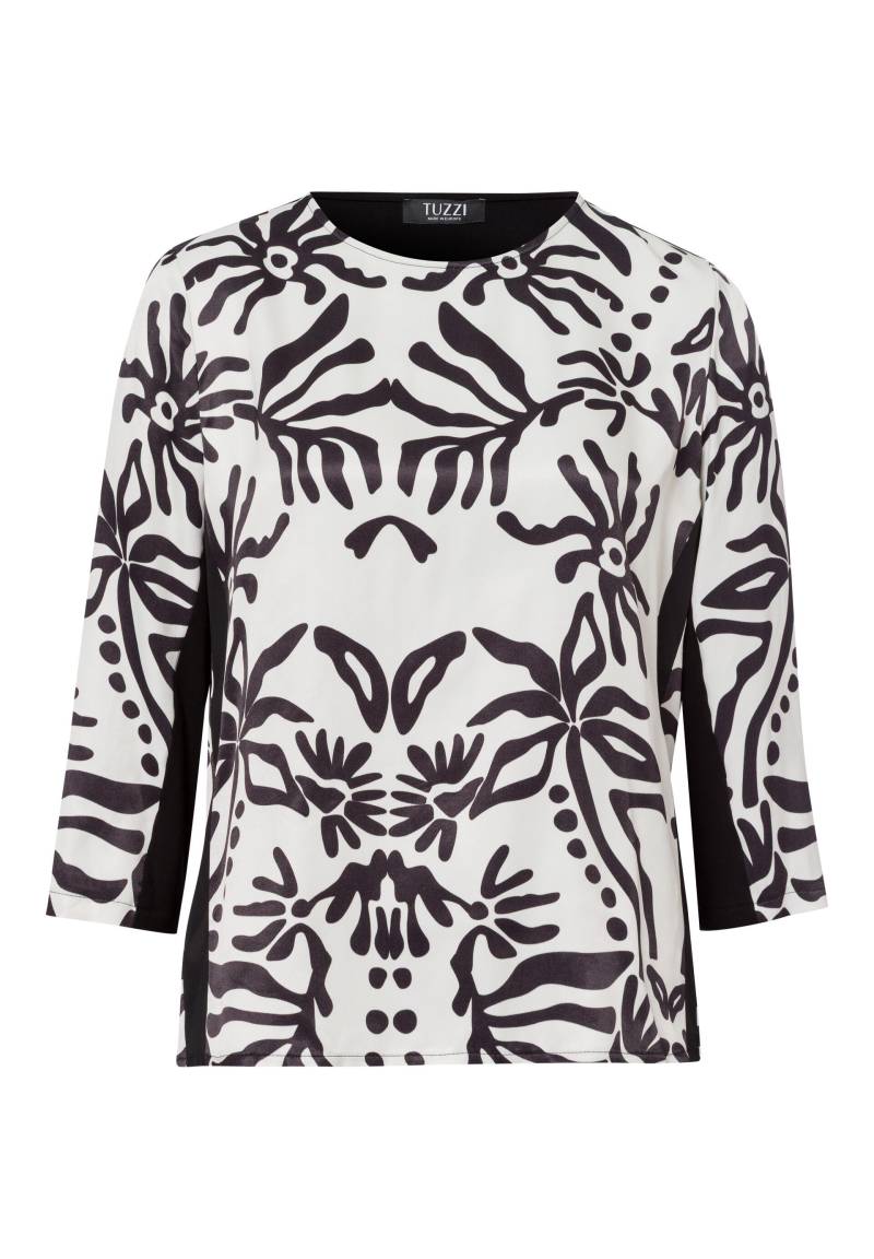tuzzi - Shirt EBONY & IVORY mit grafischem Print schwarz/ecru - Gr. - 38 von tuzzi