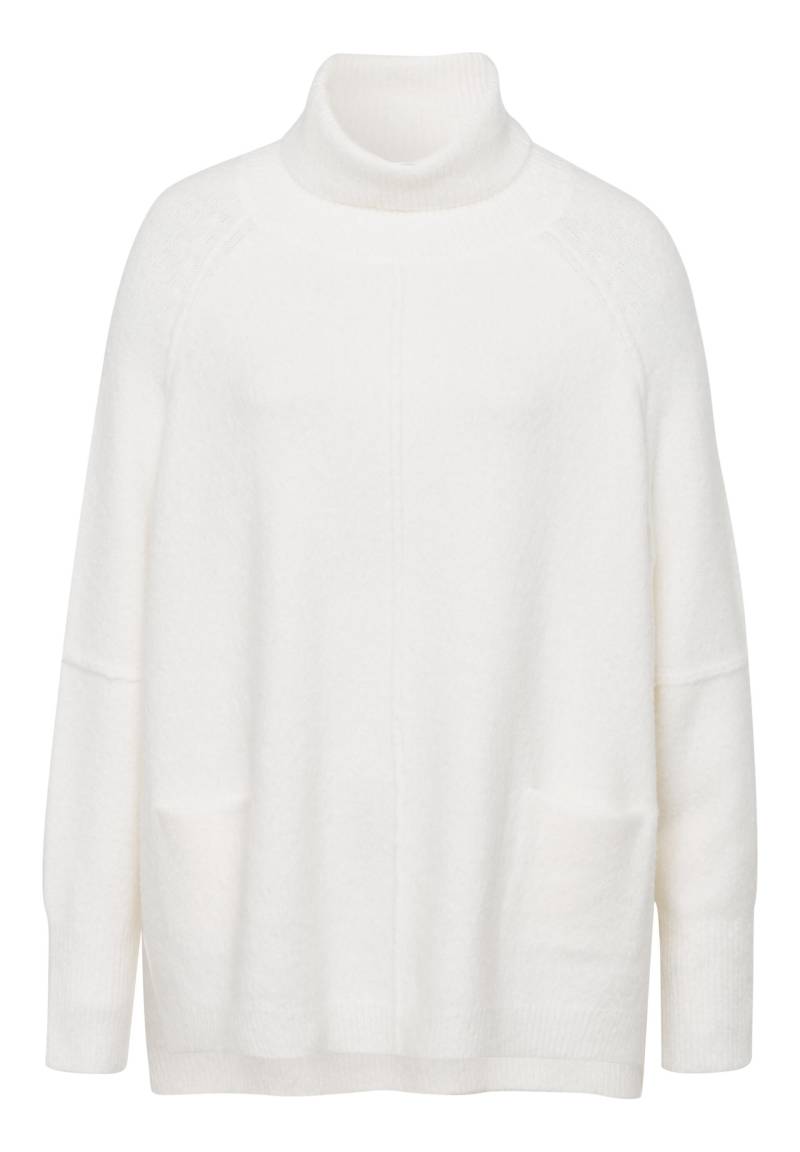 tuzzi - Strickpullover ESSENTIALS mit Stehkragen-Twist ecru - Gr. - 40 von tuzzi