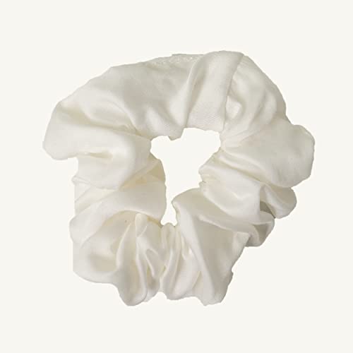 twenty:three® Original Haargummis aus 100% TENCEL™ Lyocell - Haarbänder Gummibänder Scrunchie Glassy White - Elastisch, Weich & nachhaltig - für Mädchen & Damen - 1 Stück von twenty:three