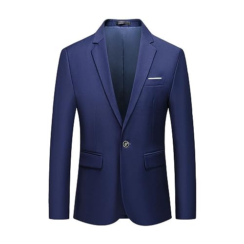 twinkgold Herren Sakko - Sportlich Modern: Übergröße Einfarbig Regular Fit Blazer Anzugjacken Stretch Herrenanzug Suit Slim Fit Sommer Business Sakko Winterjacke Business Sakko Männer Jacke von twinkgold