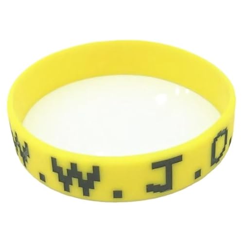 twinkle eye WWJD Silikon-Sportarmband WWJD Religiöses Armband What Would Jesus Do Armbänder für Frauen von twinkle eye