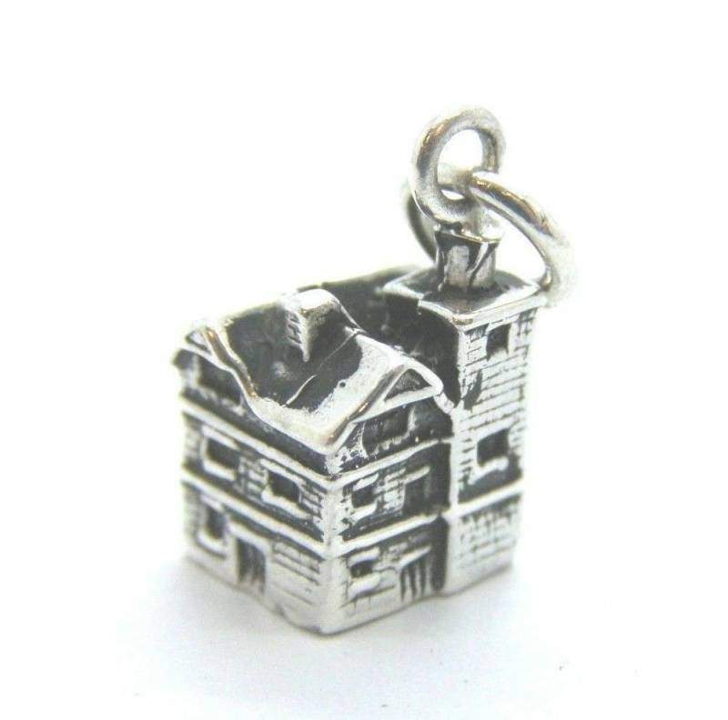 Antikes Haus Charm Anhänger .925 Sterling Silber Antikes Haus Charm Anhänger .925 Sterling Silber von twinsjewelrygs