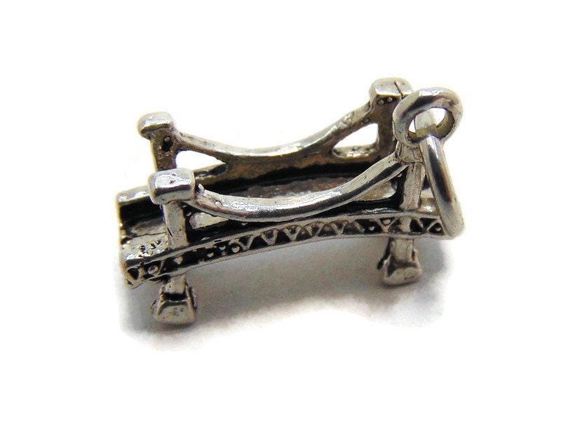 Brücke Charm Anhänger .925 Sterling Silber von twinsjewelrygs