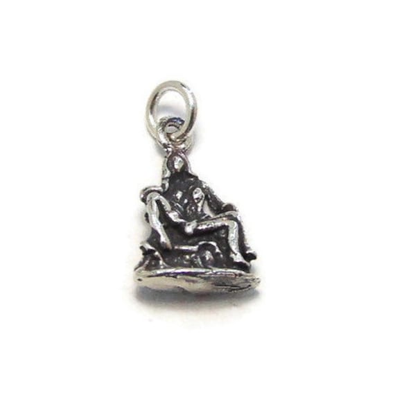 Die Pieta Jungfrau | La Piedad Charm Anhänger .925 Sterling Silber Die Pieta Jungfrau | La Piedad Charm Anhänger .925 Sterling Silber von twinsjewelrygs