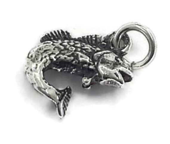 Fisch Charm Anhänger .925 Sterling Silber Fisch Charm Anhänger .925 Sterling Silber von twinsjewelrygs