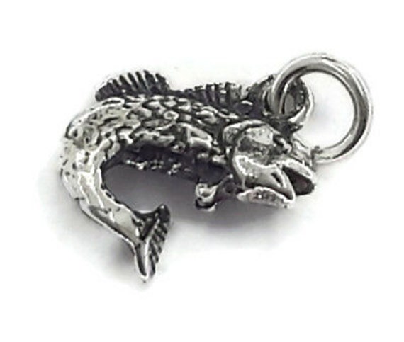 Fisch Charm Anhänger .925 Sterling Silber Fisch Charm Anhänger .925 Sterling Silber von twinsjewelrygs