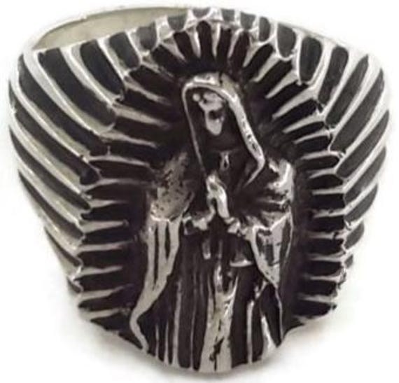 Jungfrau Maria | Virgen De Guadalupe .925 Sterling Silber Ring Jungfrau Maria | Virgen De Guadalupe .925 Sterling Silber Ring von twinsjewelrygs