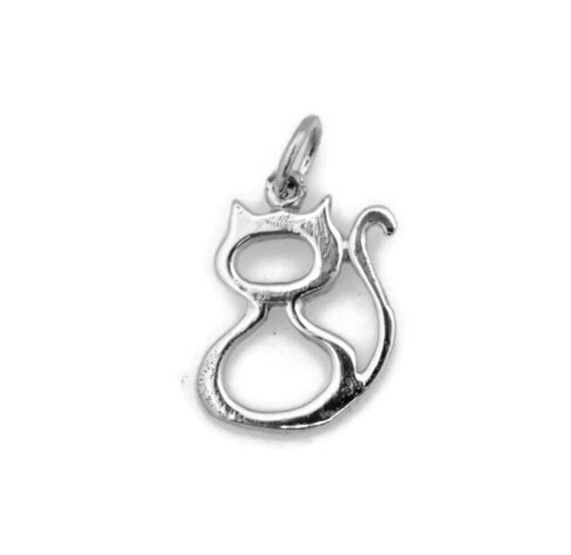 Katzen Charm Anhänger .925 Sterling Silber Katzen Charm Anhänger .925 Sterling Silber von twinsjewelrygs
