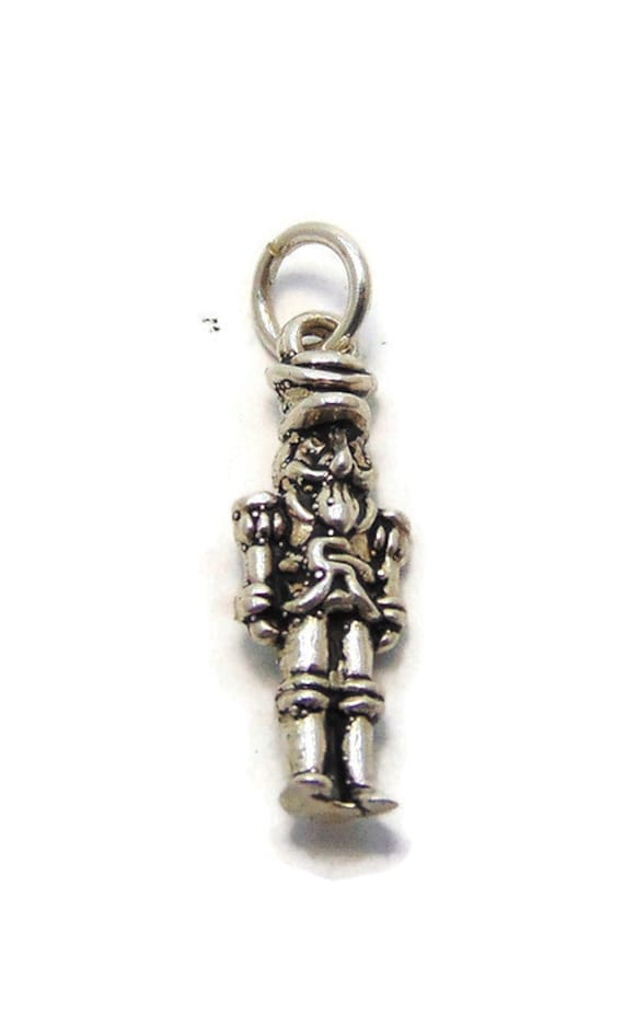 Nussknacker Soldat Anhänger .925 Sterling Silber von twinsjewelrygs