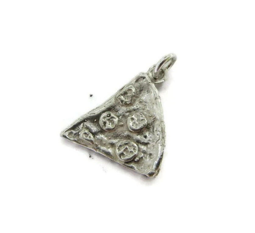 Pizza Anhänger .925 Sterling Silber Pizza Anhänger .925 Sterling Silber von twinsjewelrygs