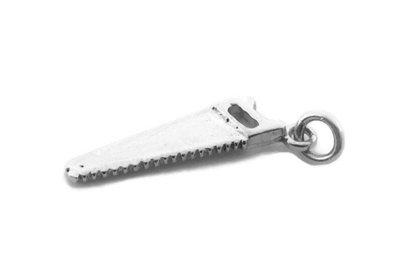 Säge Werkzeug Charm Anhänger .925 Sterling Silber Säge Werkzeug Charm Anhänger .925 Sterling Silber von twinsjewelrygs