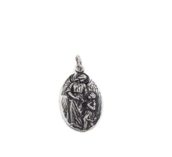 Schutzengel Medaille Aus .925 Sterling Silber Schutzengel Medaille Aus .925 Sterling Silber von twinsjewelrygs