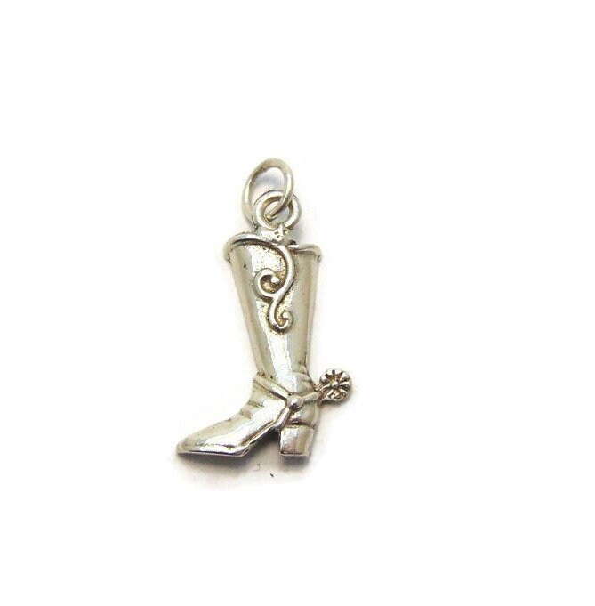 Western Boot Charm Anhänger .925 Sterling Silber Western Boot Charm Anhänger .925 Sterling Silber von twinsjewelrygs