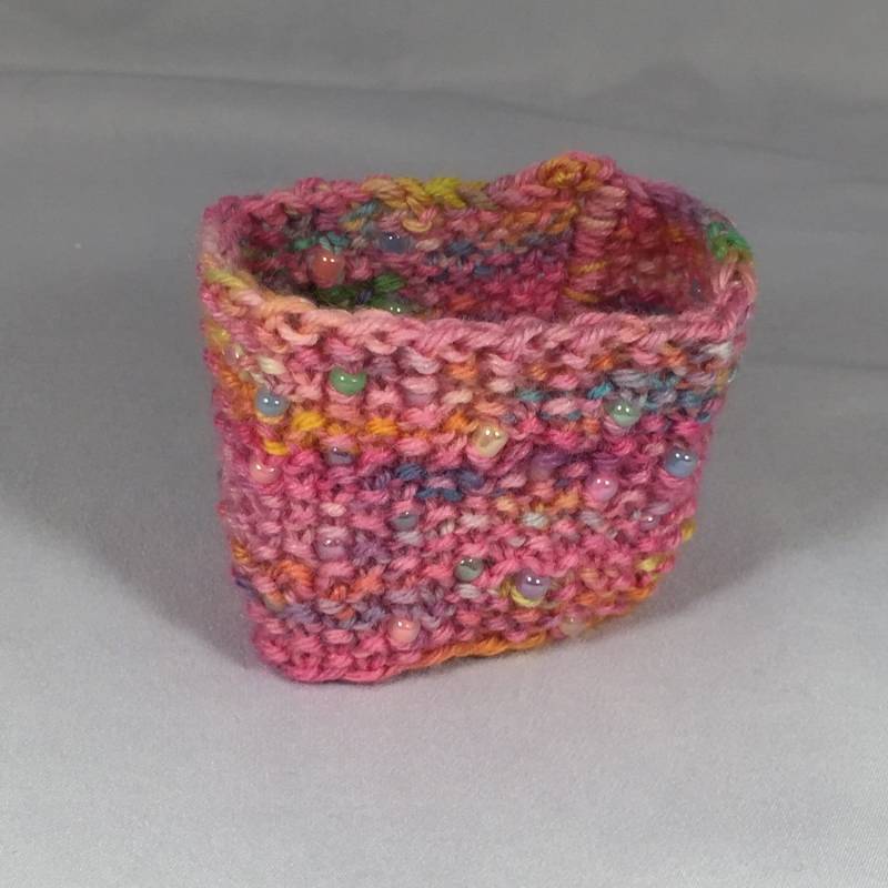 Zuckerwatte Perlen Armband, Manschette, Hell Rosa, Gedämpfte Neon Regenbogen Schmuck, Stricken Stricken Zubehör Zuckerwatte Perlen Armband, Manschette, Hell Rosa, Gedämpfte Neon Regenbogen Schmuck, Stricken Stricken Zubehör von twogreydogsdesigns