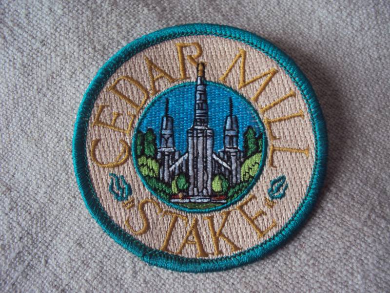 Jahrgang 1970Er-Jahre Cedar Mill Stake Travel Patch Jahrgang 1970Er-Jahre Cedar Mill Stake Travel Patch von twojs