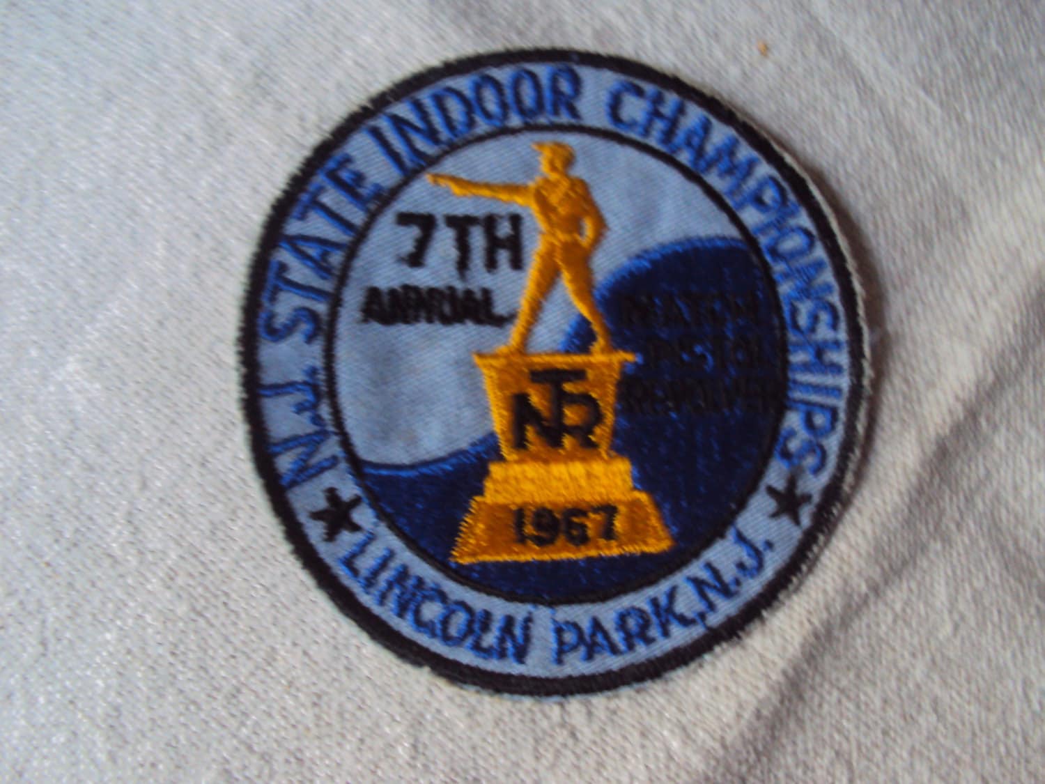 Oldtimer Lincoln Park New Jersey 77. Ordentlichen Zustand Indoor Meisterschaften 1967 Annähen Patch Oldtimer Lincoln Park New Jersey 77. Ordentlichen Zustand Indoor Meisterschaften 1967 Annähen Patch von twojs