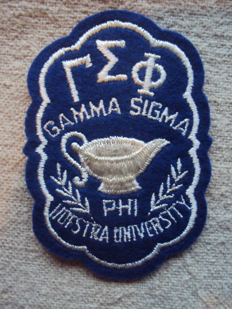 Vintage 50Er Jahre 60Er Nähen Auf Bruderschaft Schild Wappen Patch Für Gamma Sigma Phi Hofstra Universität Vintage 50Er Jahre 60Er Nähen Auf Bruderschaft Schild Wappen Patch Für Gamma Sigma Phi Hofstra Universität von twojs
