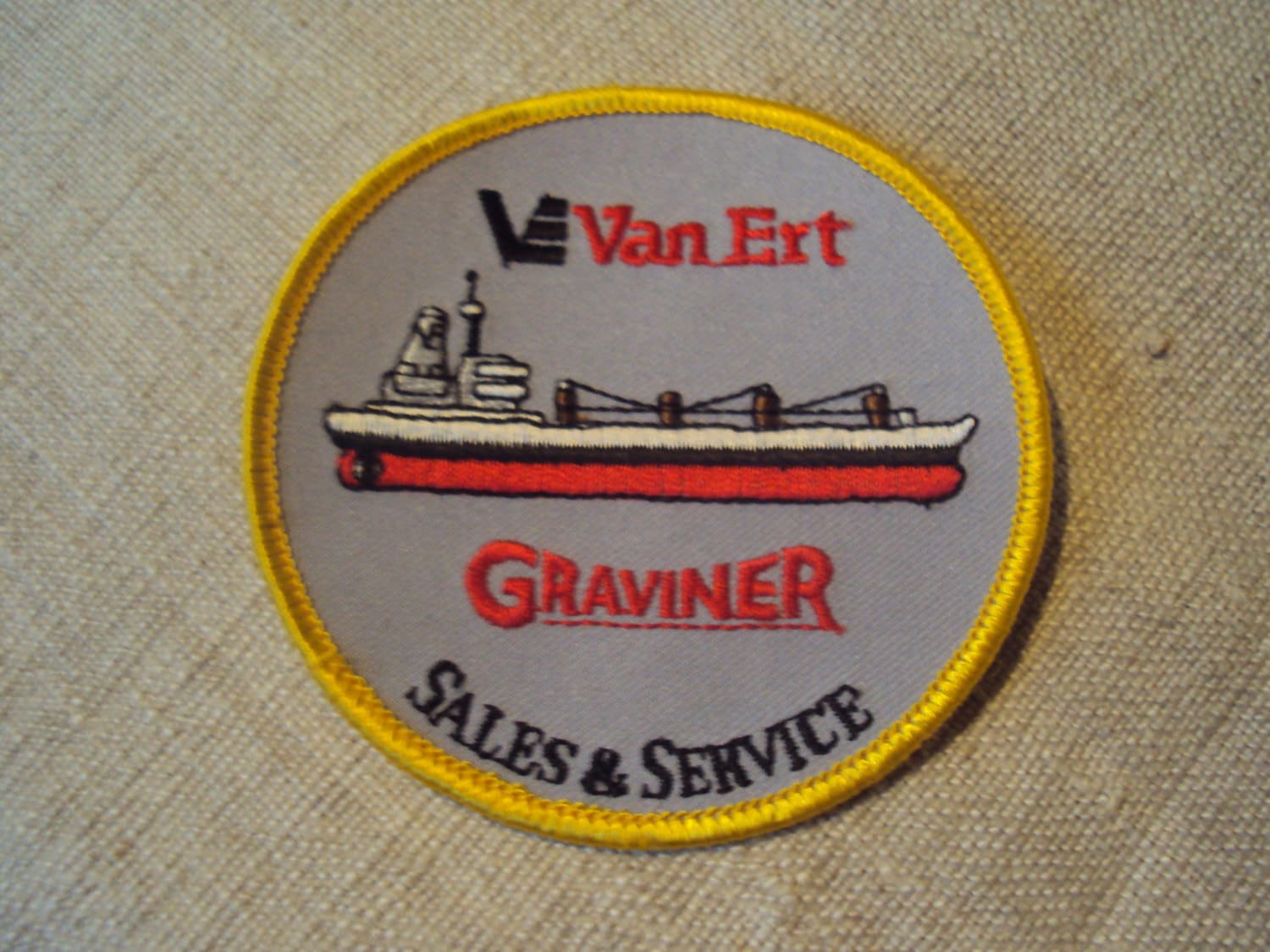 Vintage 70Er Jahre Van Ert Graviner Aufnäher Zum Aufnähen von twojs