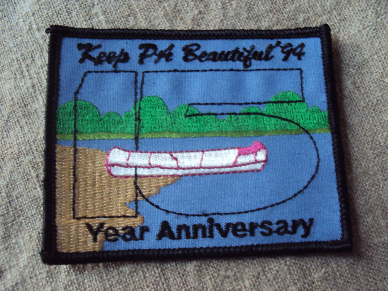 Vintage Halten Pa Schöne 94 15 Jahrestag Eisen Auf Patch Nähen Vintage Halten Pa Schöne 94 15 Jahrestag Eisen Auf Patch Nähen von twojs