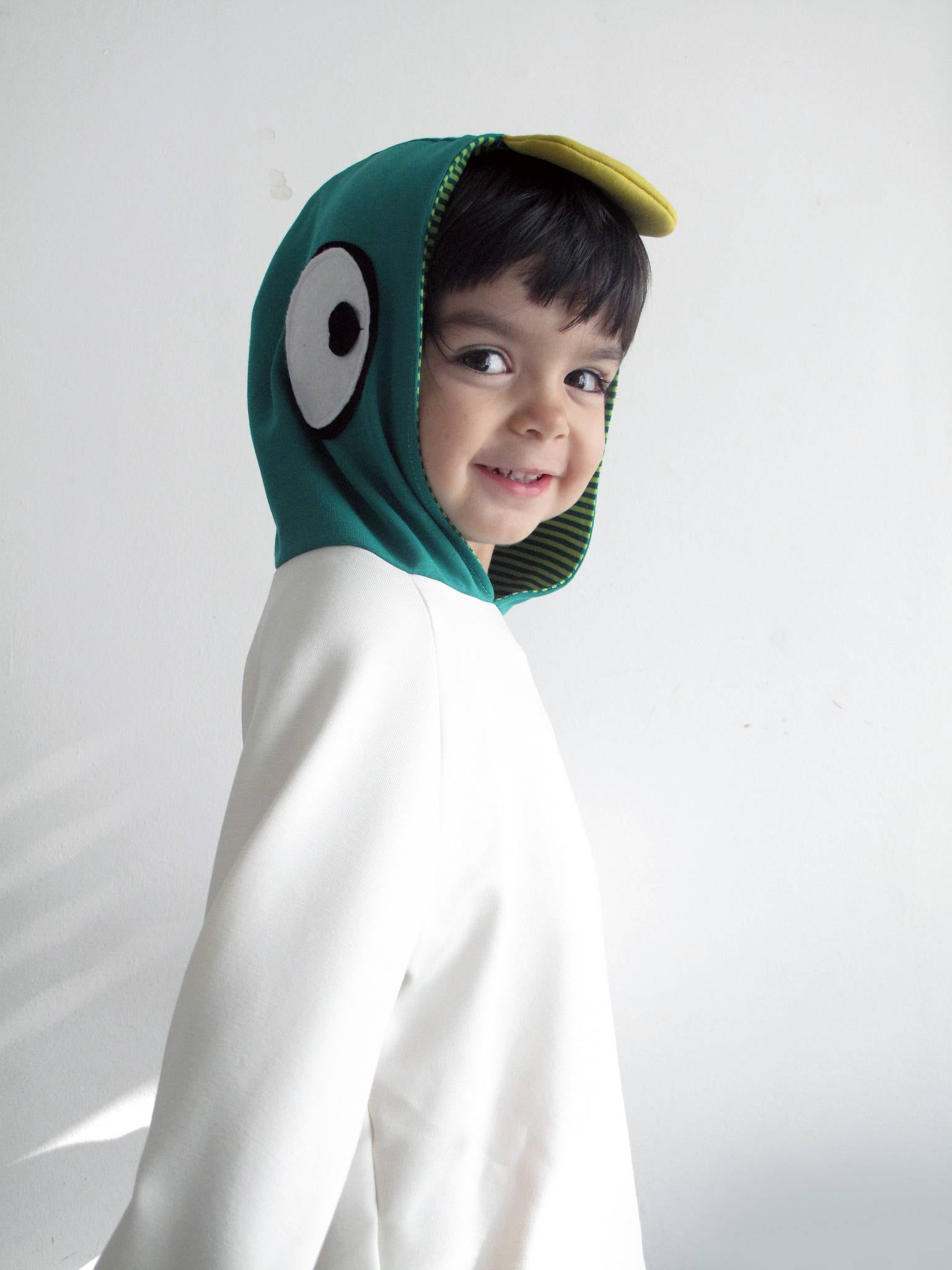 Duck Hoodie Sarah Und Inspiriertes Kostüm, Alltagskinder Tragen, Bio-Baumwollmischung von twopointscouture