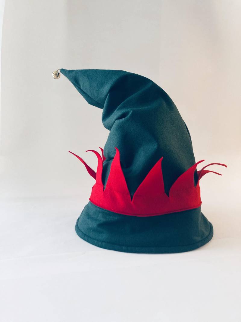 Elfen Hut. Farbe Grün. Elfe Weihnachtsmütze. Kindergrößen. Erwachsenengrößen. Dieser Hut Wird Aus Italien Verschickt von twopointscouture