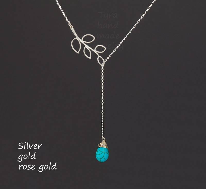 Silber Zweig Blatt Schmuck, Personalisierte Nachricht Karte Hochzeitsschmuck, Benutzerdefinierte Geburtsstein, Mutter Geschenk, Brautjungfer von tydesign