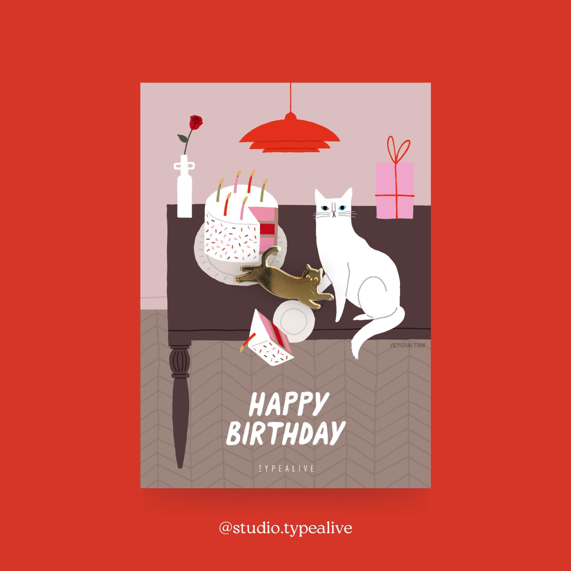 Anstecker/Happy Birthday Katzen-Pin Aus Messing Inkl. Karte Und Witzigem Spruch, Als Glücksbringer Oder Geschenk Für Katzenfans Anstecker/Happy Birthday Katzen-Pin Aus Messing Inkl. Karte Und Witzigem Spruch, Als Glücksbringer Oder Geschenk Für Katzenfans von typealive