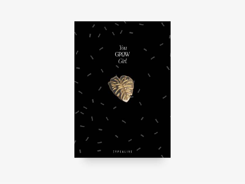 Anstecker/Solid "You Grow Girl" Pin Aus Messing Mit Pflanze Inkl. Karte Und Spruch, Als Glücksbringer, Weihnachtsgeschenk Anstecker/Solid "You Grow Girl" Pin Aus Messing Mit Pflanze Inkl. Karte Und Spruch, Als Glücksbringer, Weihnachtsgeschenk von typealive