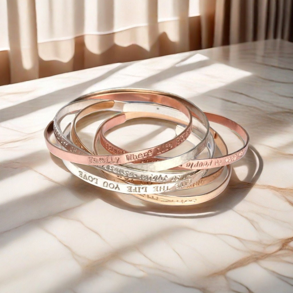 Bar Armreif Kreis Beste Freunde Armband, Zartes Doppel Kreise Armband Bar Armreif Kreis Beste Freunde Armband, Zartes Doppel Kreise Armband von tyrahandmadejewelry