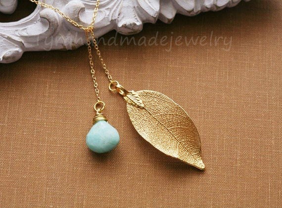 Lorbeer Blatt, Personalisierte Halskette, Benutzerdefinierte Birthstone Echten Blatt Schmuck, Hochzeit Schmuck Brautjungfer Mutter Geschenk Lorbeer Blatt, Personalisierte Halskette, Benutzerdefinierte Birthstone Echten Blatt Schmuck, Hochzeit Schmuck Brautjungfer Mutter Geschenk von tyrahandmadejewelry