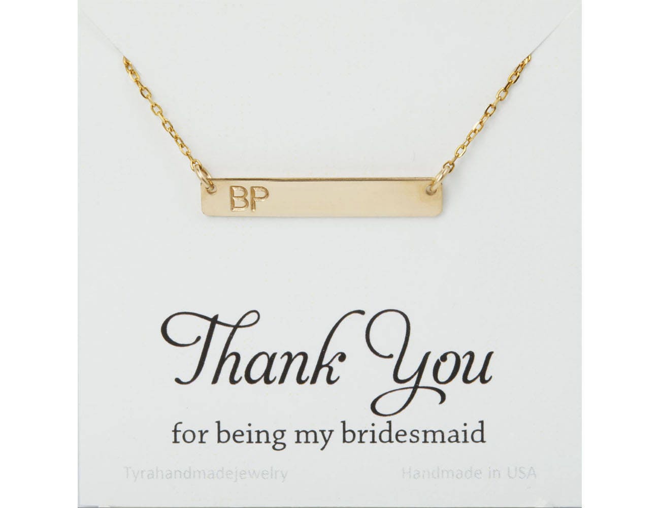 Personalisierte Gravierte Bar Halskette, Name Datum Ort Bar, Lange Monogramm Erste Brautjungfer Schmuck, Benutzerdefinierte Notiz-Karte Personalisierte Gravierte Bar Halskette, Name Datum Ort Bar, Lange Monogramm Erste Brautjungfer Schmuck, Benutzerdefinierte Notiz-Karte von tyrahandmadejewelry