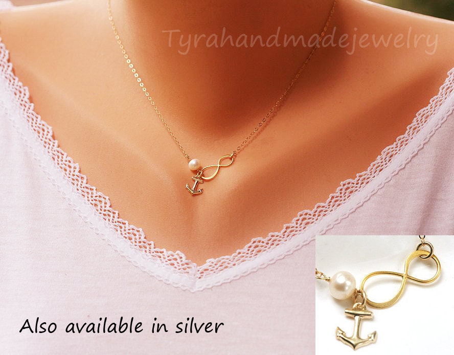 Personalisierte Seitlich Unendlichkeit, Hope Stärke Ankerkette, Benutzerdefinierte Geburtsstein, Hochzeit Am Strand Meer, Brautjungferngeschenk Personalisierte Seitlich Unendlichkeit, Hope Stärke Ankerkette, Benutzerdefinierte Geburtsstein, Hochzeit Am Strand Meer, Brautjungferngeschenk von tyrahandmadejewelry