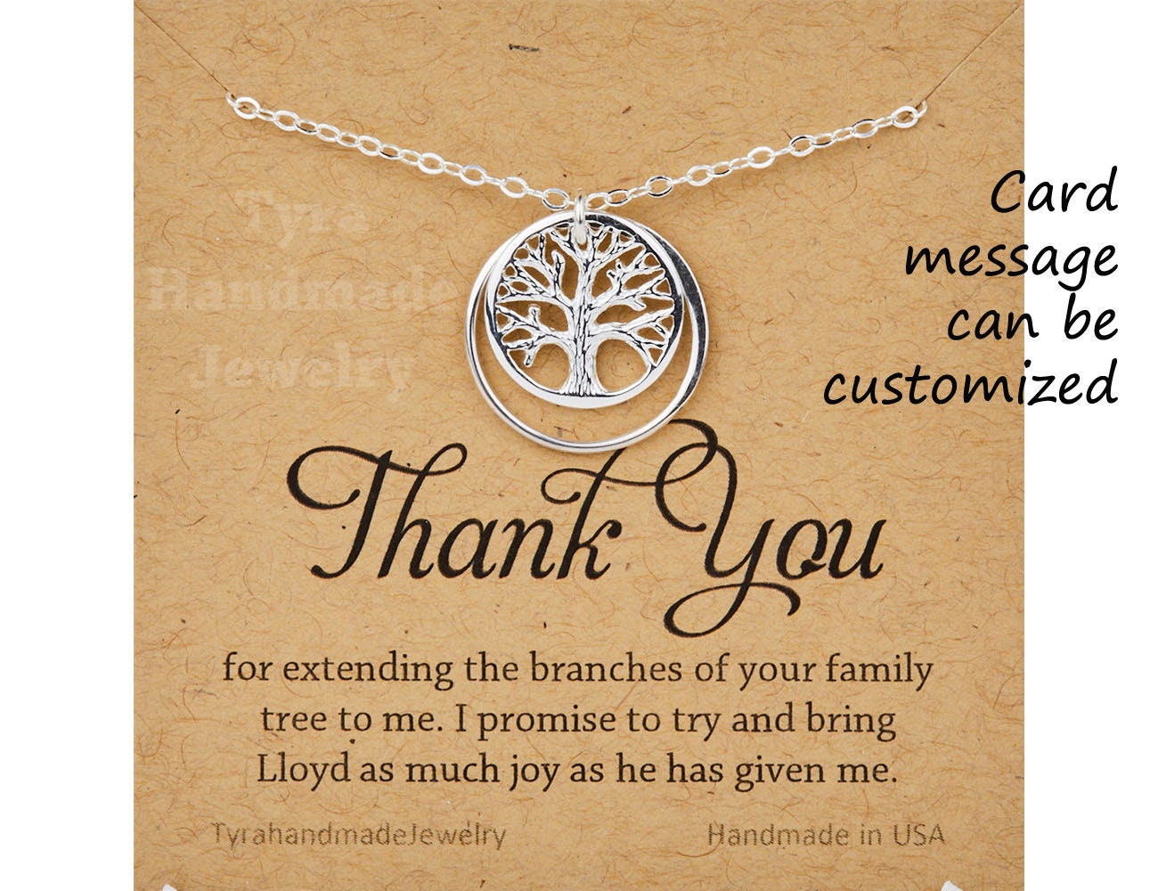 stammbaum Karma Halskette, Muttertag, Mutter, Mutter Des Bräutigam Geschenk, Im Gesetz Geschenk Braut An Mama, Personalisierte Karte stammbaum Karma Halskette, Muttertag, Mutter, Mutter Des Bräutigam Geschenk, Im Gesetz Geschenk Braut An Mama, Personalisierte Karte von tyrahandmadejewelry