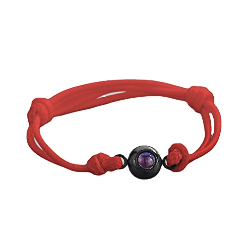 2022 Neu Personalisierte Kreis Foto Projektion Armband Angepasst mit Paar Souvenir Schmuck Geburtstag Valentinstag Geschenk (E) von tyu