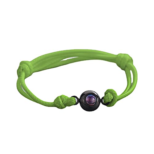 2022 Neues personalisiertes Kreis Foto Projektion Armband Angepasst mit Paar Souvenir Schmuck Geburtstag Valentinstag Geschenk (C) von tyu