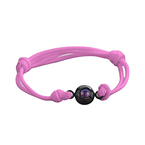 2022 Neues personalisiertes Kreis Foto Projektion Armband Angepasst mit Paar Souvenir Schmuck Geburtstag Valentinstag Geschenk (H) von tyu