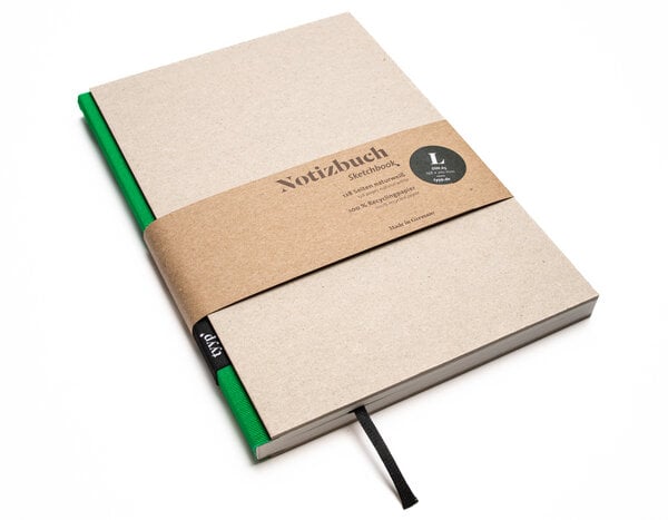 tyyp Design-Notizbuch A5 100 % Recyclingpapier „BerlinBook“ von tyyp