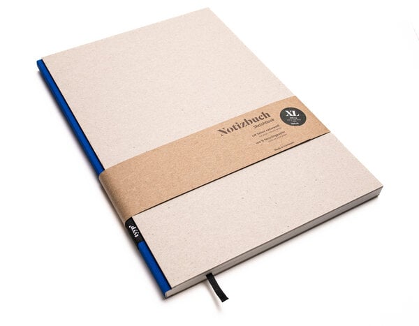 tyyp Nachhaltiges großes Design-Notizbuch (Recyclingkarton) von tyyp