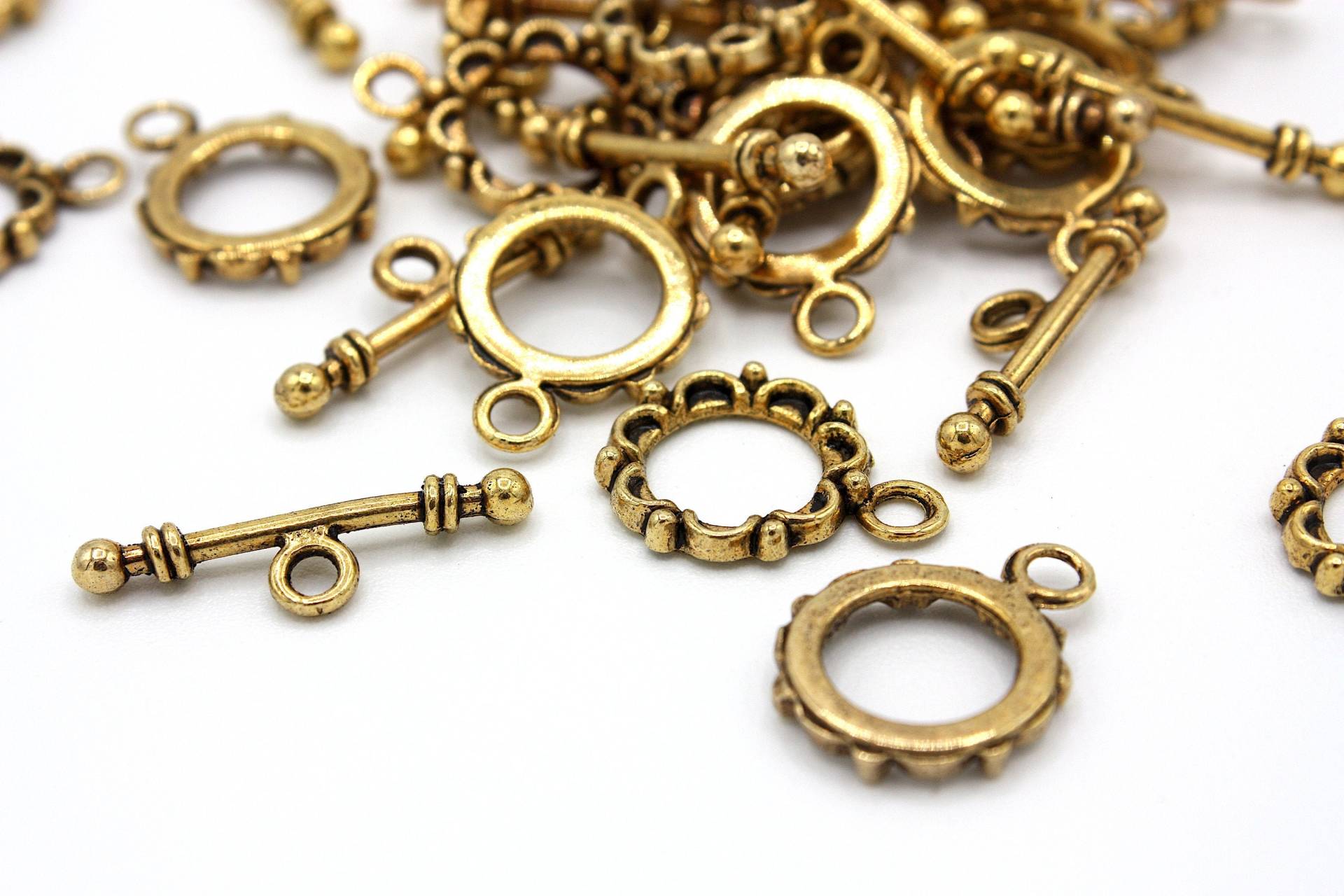 5 X Metall-Halsketten-Verschlüsse, Schmuckherstellung, Halskettenbeschläge, Halskettenbefestigung, Bastelbedarf von uCrafti