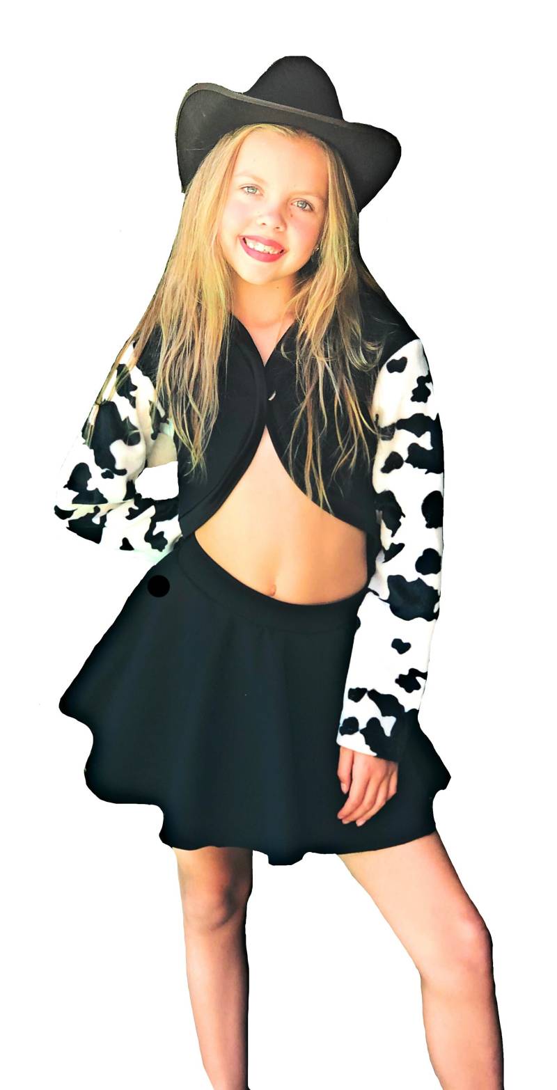 Selena Kostüm Kuh Print Cowgirl Rock Outfit Frauen Größe Xs, S, M, L, Xl von uccostumes